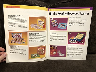 Toy Catalogs: 1990 Golden Games, Toy Fair Catalog