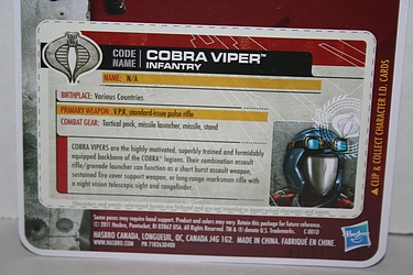 G.I. Joe: 30 for 30 - Cobra Viper: Infantry