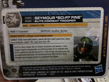 G.I. Joe: 30 for 30 - Seymour 'Sci-Fi' Fine: Elite Combat Trooper