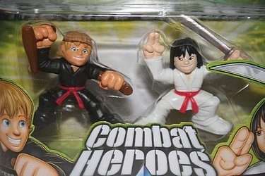 G.I. Joe: Rise of Cobra - Young Snake Eyes vs. Young Storm Shadow Combat Heroes
