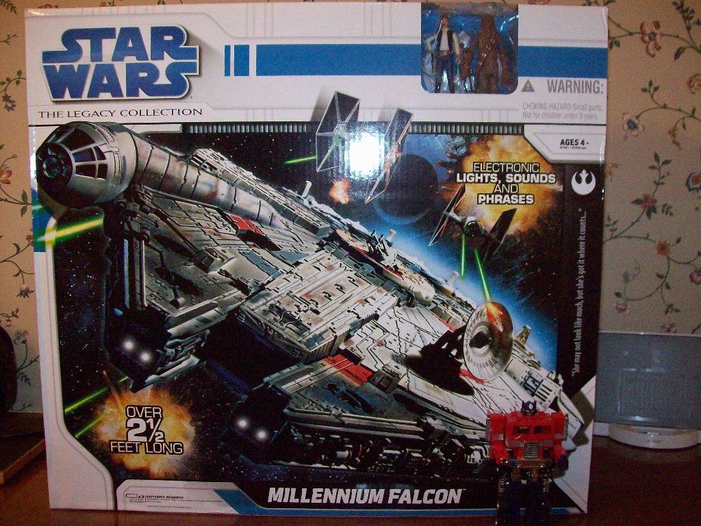 millennium falcon toy 2008