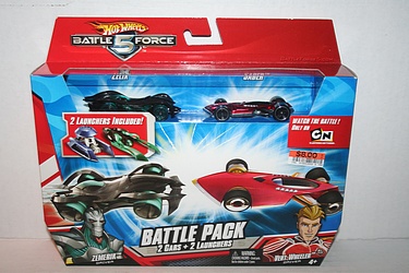Battle Force 5 - Zelix w/ Zemerik vs. Saber w/ Vert Wheeler Battle Pack