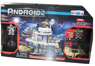 ToyQuest - Androidz: Toys R Us Exclusive Strikebot Airbase Playset