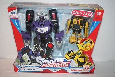 Transformers Animated - Target Exclusive Shockwave and Bumblebee