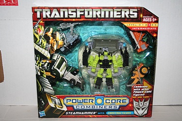 Transformers Power Core Combiners - Steamhammer and the Constructicons