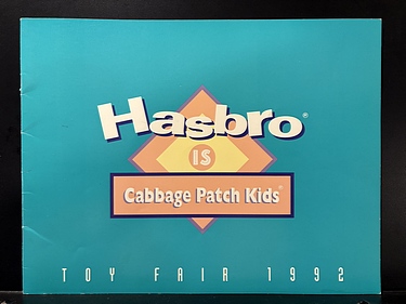 Hasbro 1992 Cabbage Patch  Hasbro 1992 Cabbage Patch Catalog
