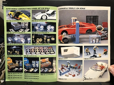 Hobby Catalogs: Fujimi (Japan), 1989 Hobby Catalog