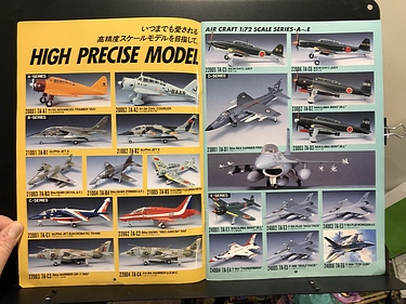 Hobby Catalogs: Fujimi (Japan), 1989 Hobby Catalog