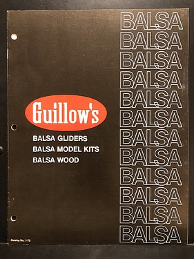 Hobby Catalogs: Guillow's, 1975 Hobby Catalog