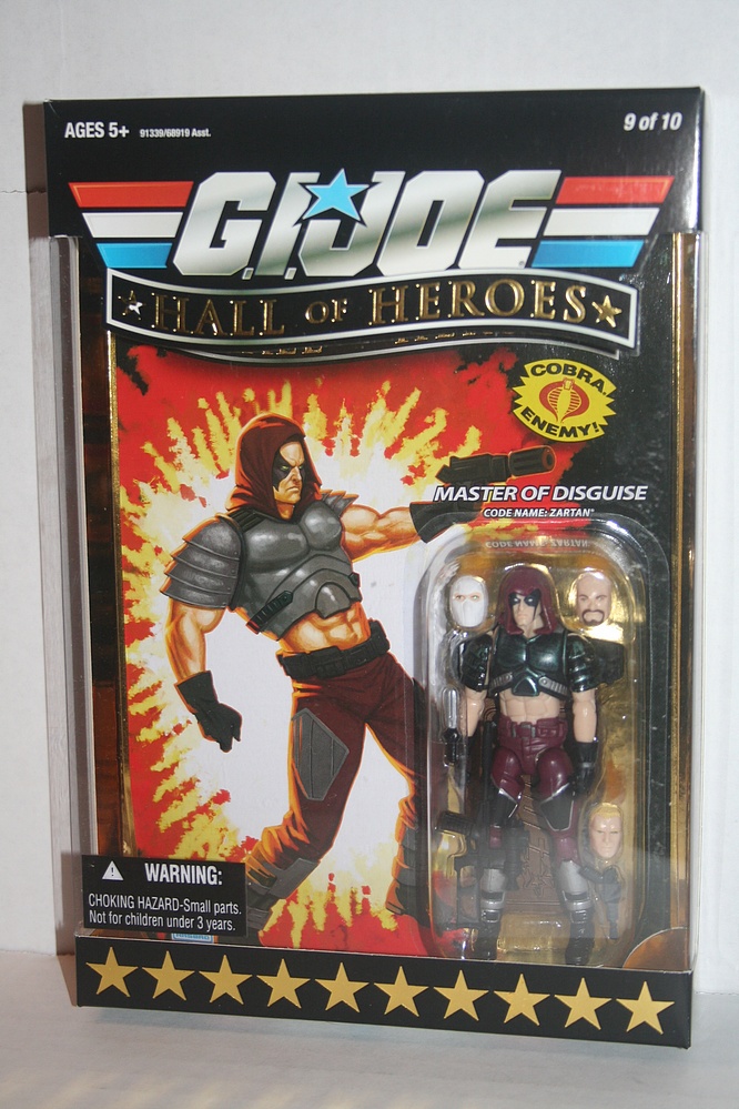 GI Joe: Modern Era Hall of Heroes - Zartan - Master of Disguise - Parry ...