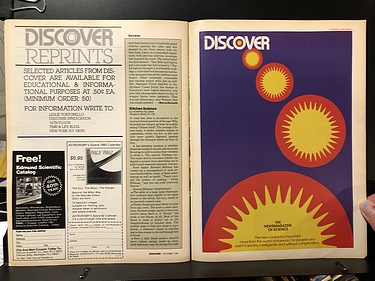 Discover Magazine - October, 1981