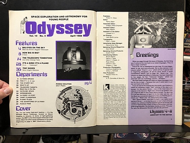 Odyssey Magazine - April, 1988