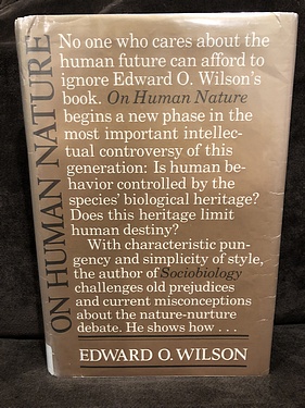 On Human Nature, by Edward O. Wilson