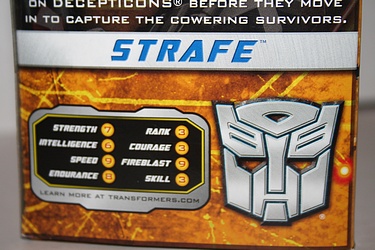 Transformers More Than Meets The Eye (2010) - Strafe Voyager Class