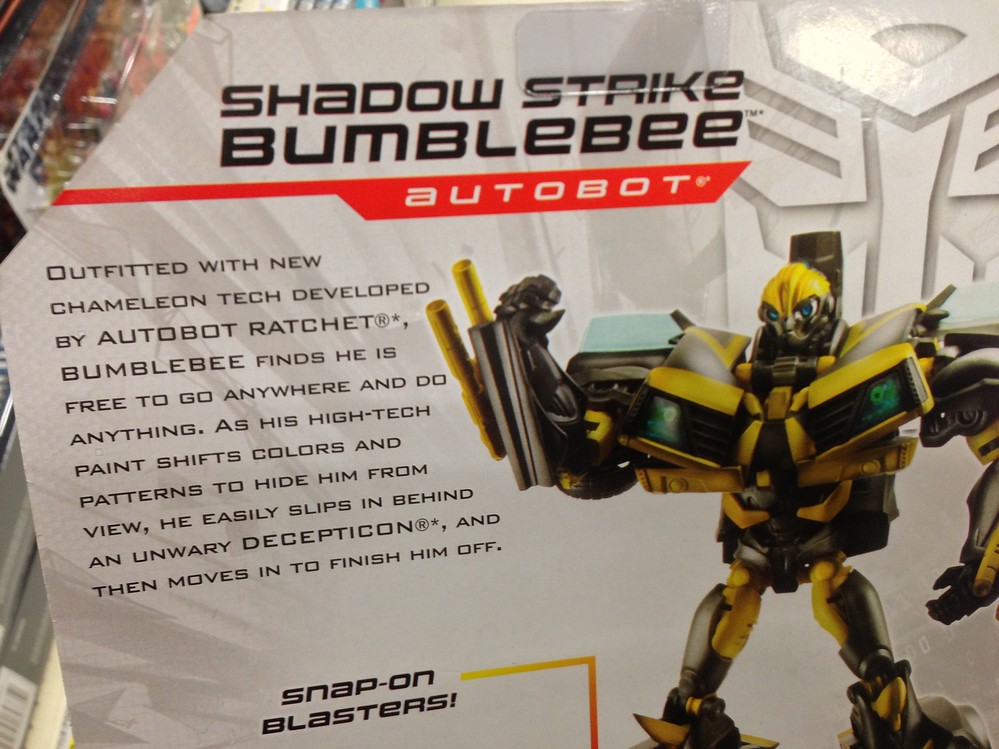 Transformers Robots in Disguise Shadow Strike Bumblebee Action Figure 